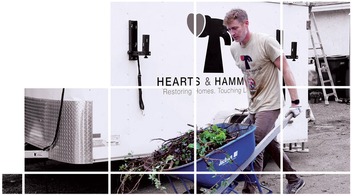 Jon hearts and hammers gridded